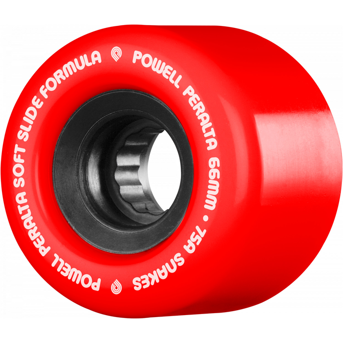 POWELL PERALTA POWELL PERALTA WHEELS (JEU DE 4) 66MM SNAKES II RED 75A