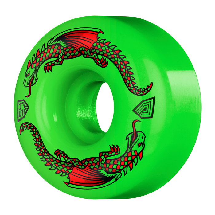 POWELL PERALTA POWELL PERALTA WHEELS (JEU DE 4) 54MM X 32 DRAGON GREEN 93A