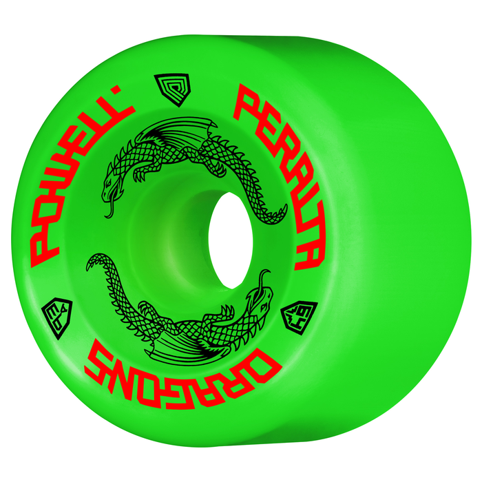 POWELL PERALTA POWELL PERALTA WHEELS (JEU DE 4) 64MM X 36 DRAGON GREEN 93A
