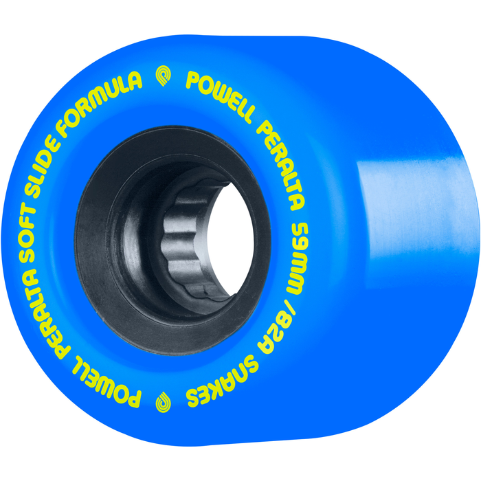 POWELL PERALTA POWELL PERALTA WHEELS (JEU DE 4) DH 59MM G-SLIDES 82A BLUE