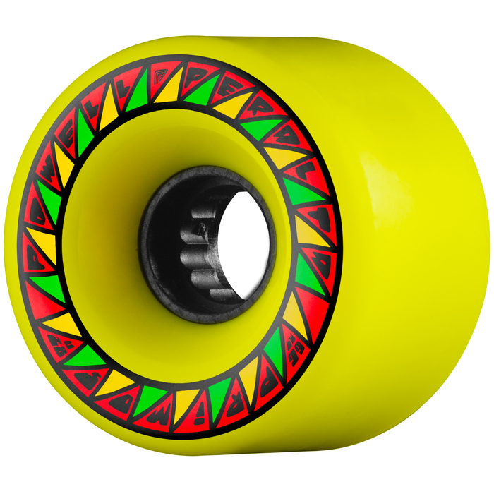 POWELL PERALTA POWELL PERALTA WHEELS (JEU DE 4) DH 66MM PRIMO 82A YELLOW