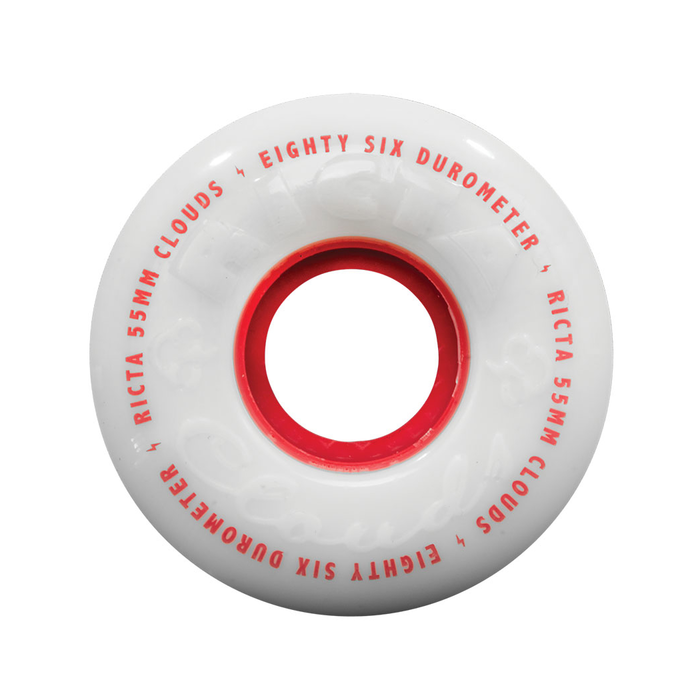 RICTA WHEELS RICTA WHEELS (JEU DE 4) 55MM CLOUDS RED 86A