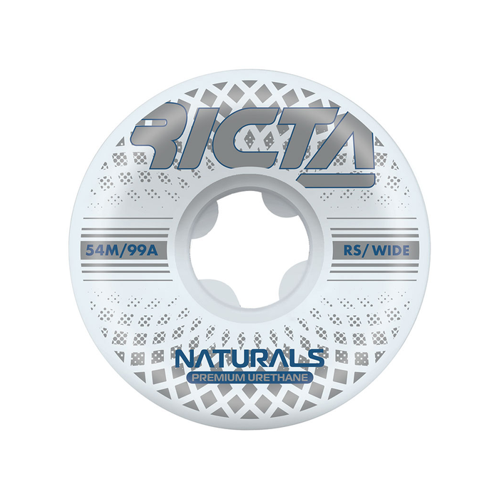  RICTA WHEELS (JEU DE 4) 54MM REFLECTIVE NATURALS WIDE 99A