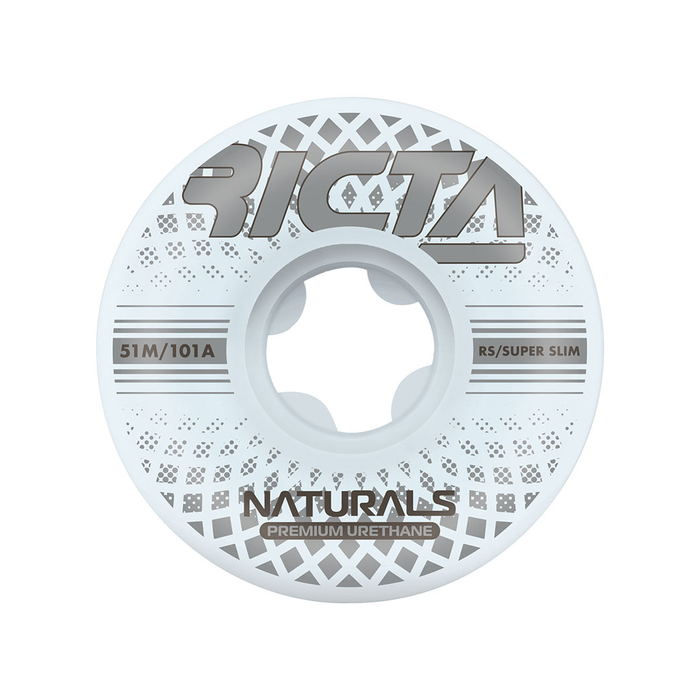 RICTA WHEELS (JEU DE 4) 51MM REFLECTIVE NAT SUPER SLIM 101A