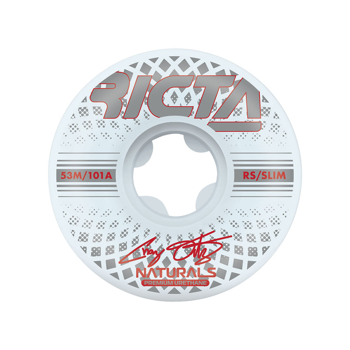  RICTA WHEELS (JEU DE 4) 53MM ORTIZ REFLECTIVE NAT SLIM 101A