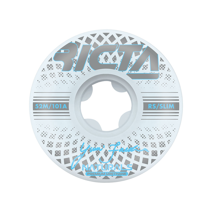 RICTA WHEELS (JEU DE 4) 52MM FACCHINI REFLECT NAT SLIM 101A