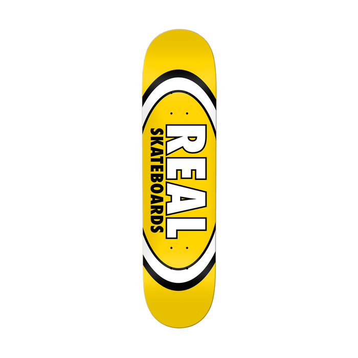 REAL REAL DECK TEAM CLASSIC OVAL YELLOW 8.06 X 31.8