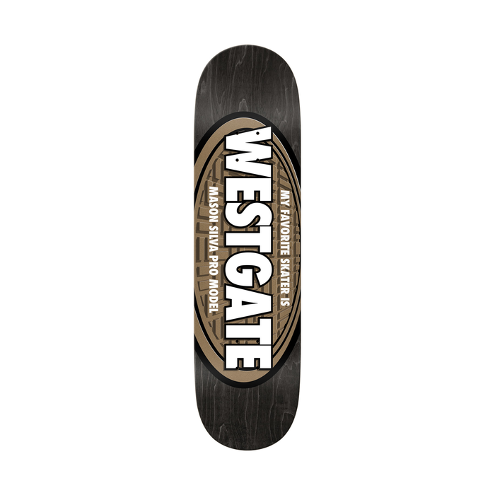 REAL REAL DECK MY FAVORITE SKATER MASON TF BLACK 8.5 X 31.35