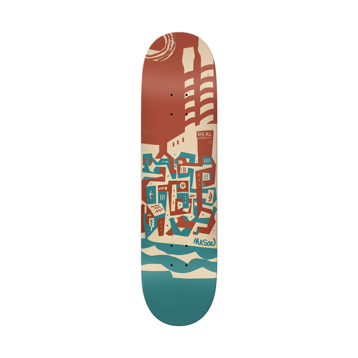 ZERO REAL DECK BRIAN BARNECLO MASON GREEN 8.28 X 31.7