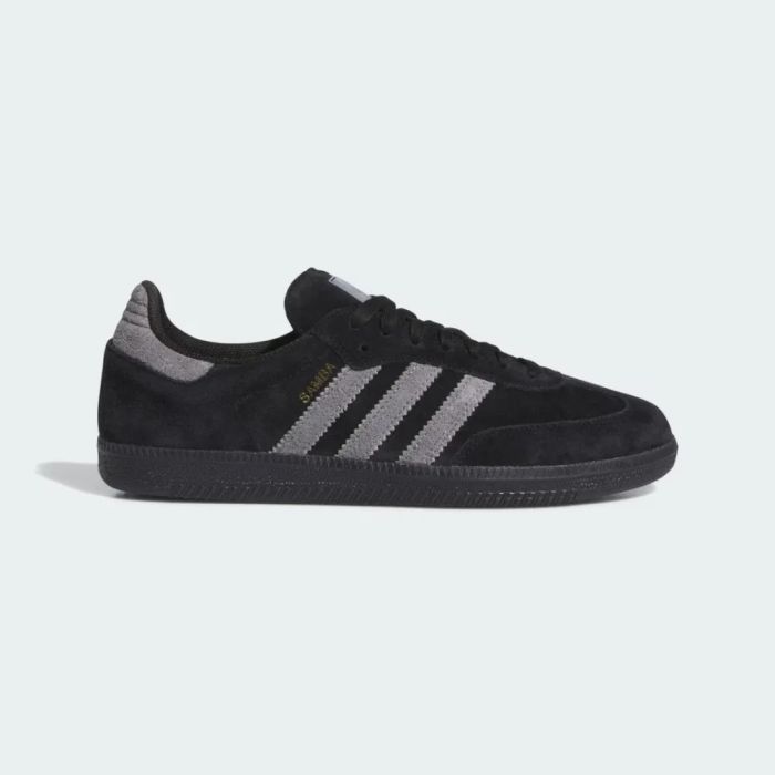 ADIDAS SKATEBOARDING SAMBA ADV cblack grey four gold mettalic