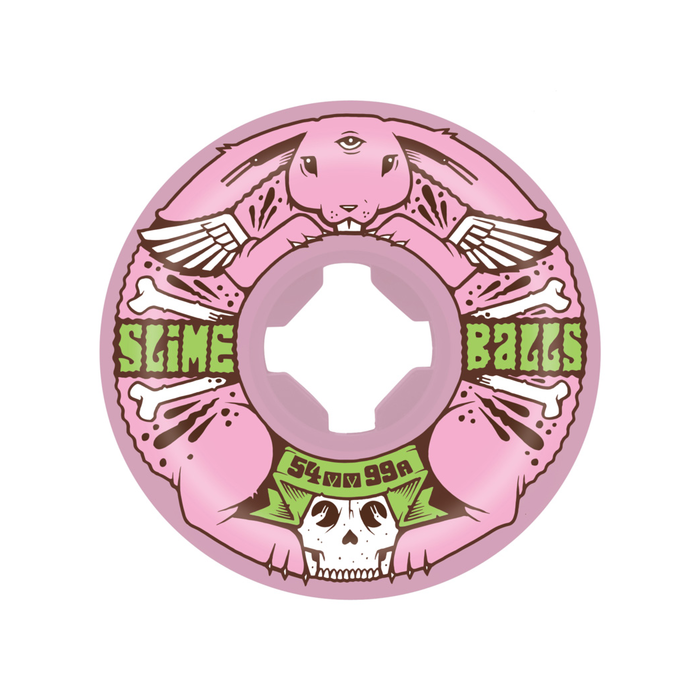 SANTA CRUZ SLIME BALLS WHEELS (JEU DE 4) 54MM JEREMY FISH BUNNY 99A