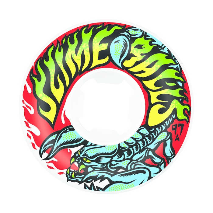 SANTA CRUZ SLIME BALLS WHEELS (JEU DE 4) 60MM GOOOBERZ VOMITS WHITE 97A