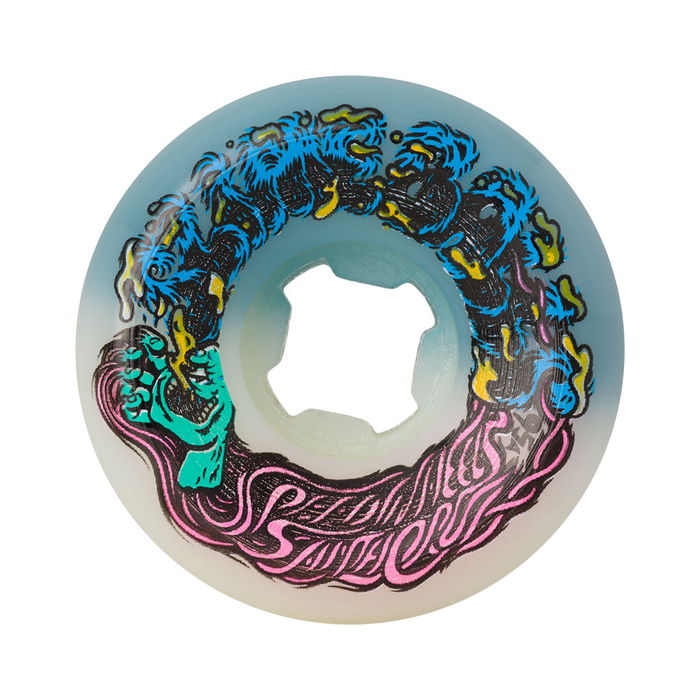 SANTA CRUZ SLIME BALLS WHEELS (JEU DE 4) 54MM HAIRBALLS 50-50 W TEA 95A