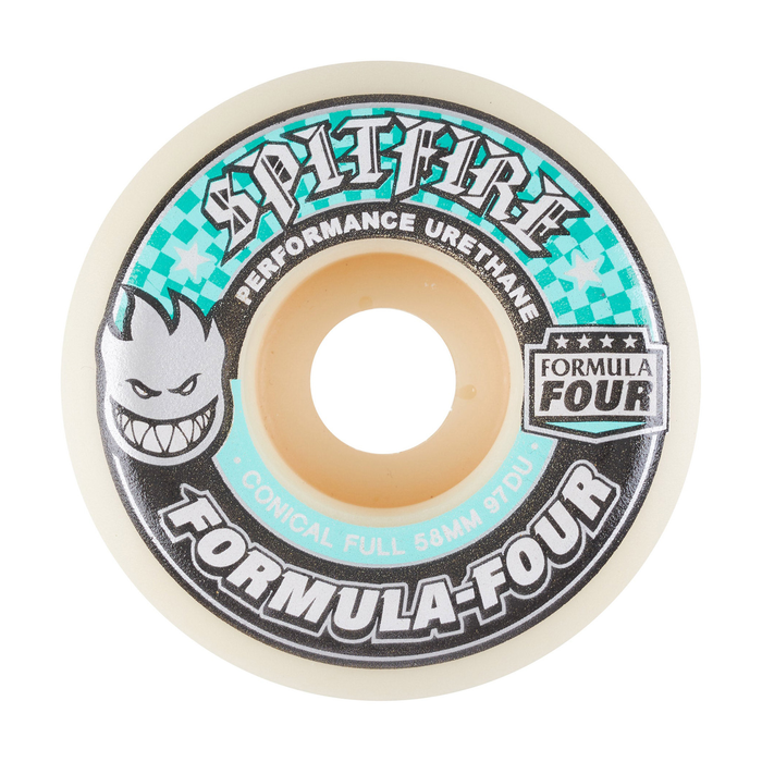 SPITFIRE SPITFIRE WHEELS (JEU DE 4) 58MM F4 97D CONICAL FULL NATURAL