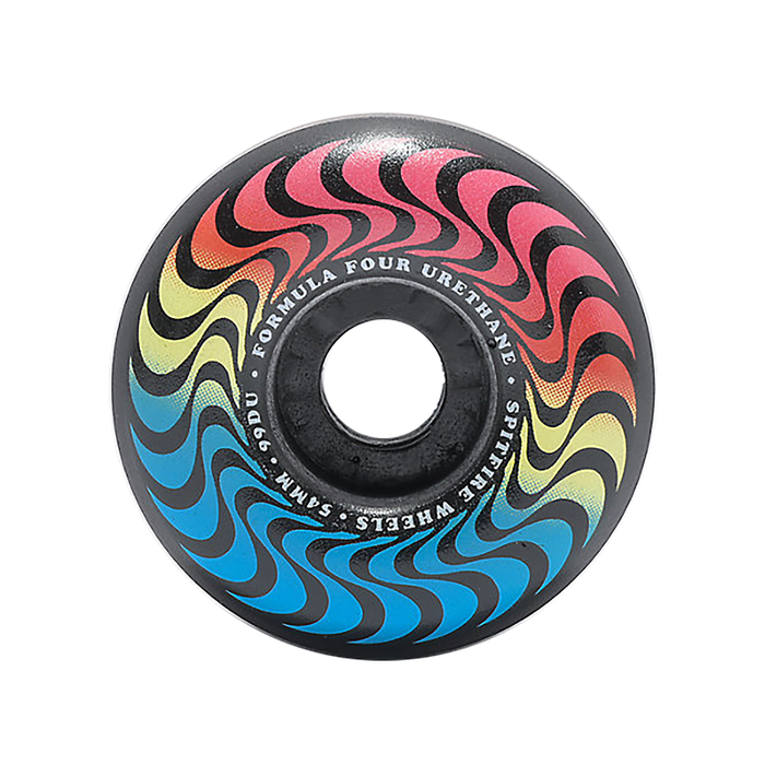 SPITFIRE SPITFIRE WHEELS (JEU DE 4) 54MM F4 99D TRIPPY SWIRL RAD BLK