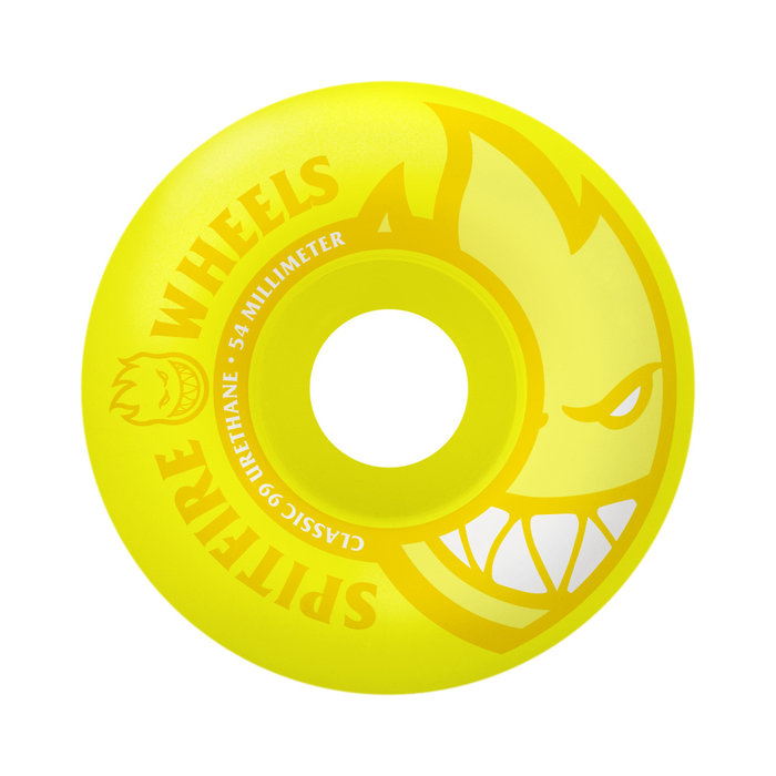 SPITFIRE SPITFIRE WHEELS (JEU DE 4) 54MM CLASSIC NEON BIGHEAD YELLOW