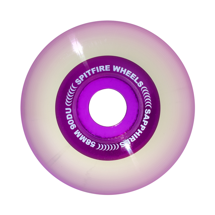 SPITFIRE SPITFIRE WHEELS (JEU DE 4) 58MM 90D SAPPHIRE CLR PURPLE