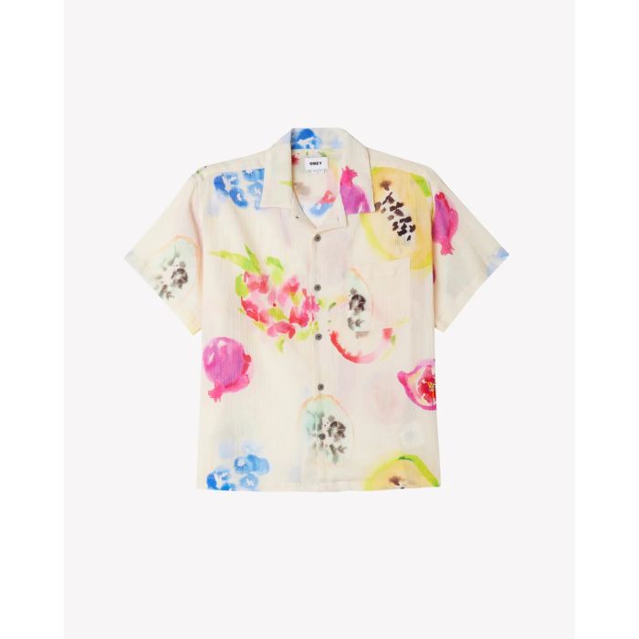 OBEY SOFT FRUITS WOVEN SHIRT blush multi