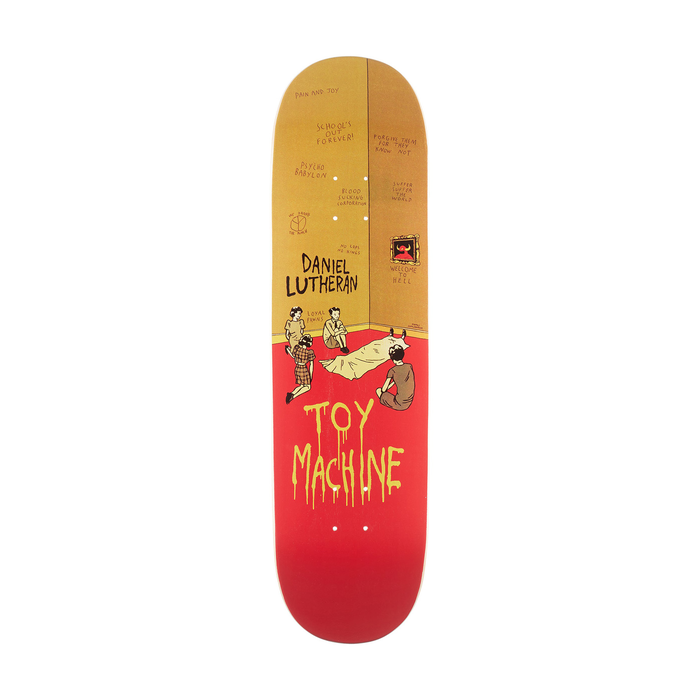 TOY MACHINE TOY MACHINE DECK 8.5 X 32.38 LUTHERAN PSYCHO BABYLON