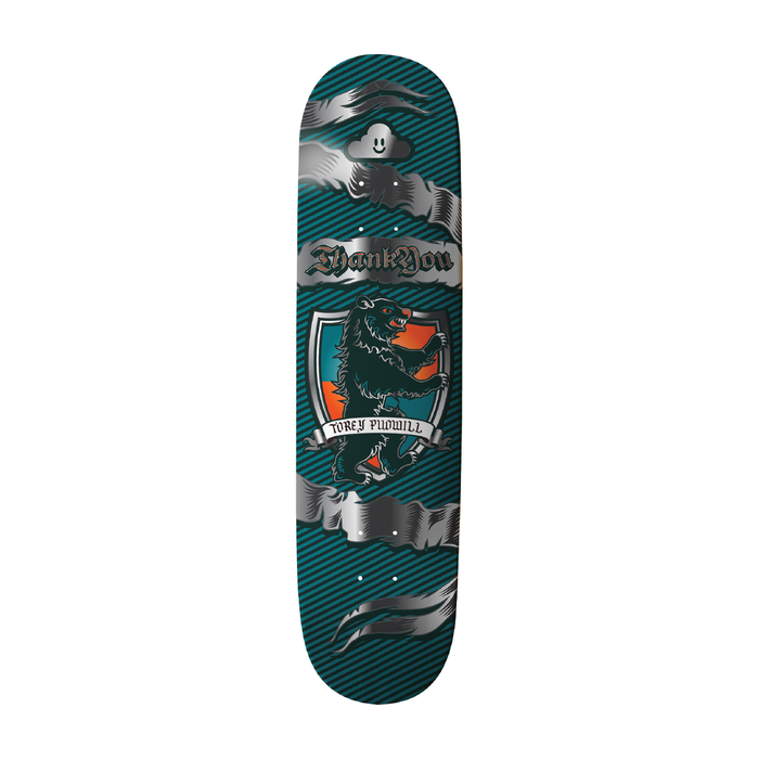 THANK YOU THANK YOU DECK MEDIEVAL TOREY PUDWILL 8.125 SILVER FOIL