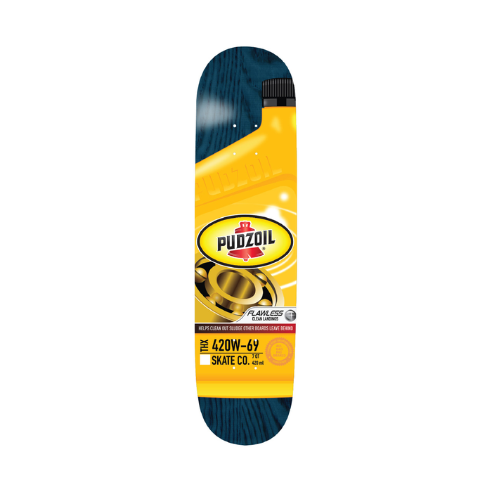 THANK YOU THANK YOU DECK TOREY PUDWILL OIL 8.5 YELLOW