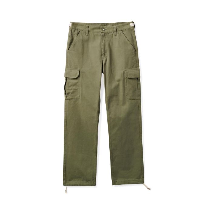 BRIXTON WAYPOINT TWILL CARGO PANT olive surplus
