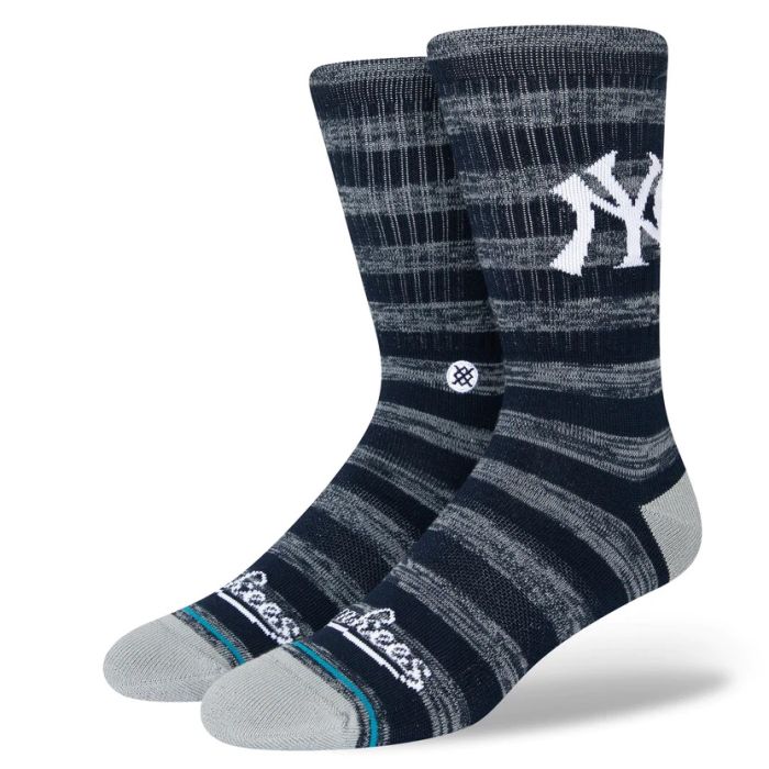 STANCE YANKEES TWIST CREW navy