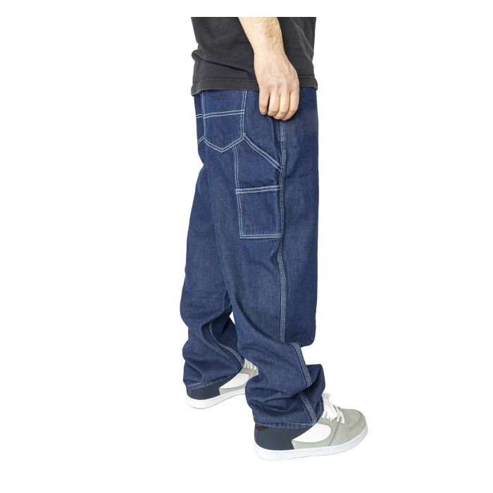 NONSENSE YETI JEAN blue rinsed denim