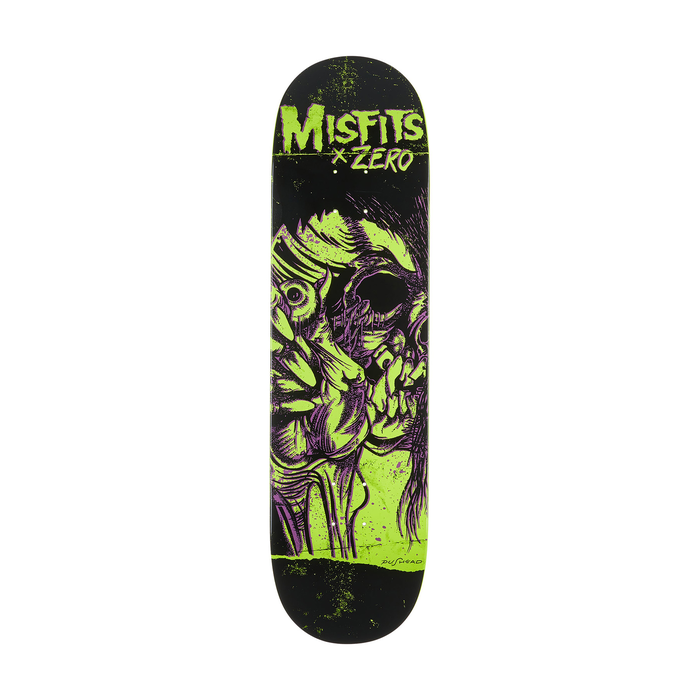 ZERO ZERO DECK MISFITS EVIL EYE R7 GRN 8.25 X 31.9 WB 14.25