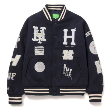 20 YEARS CLASSIC H VARSITY JACKET navy