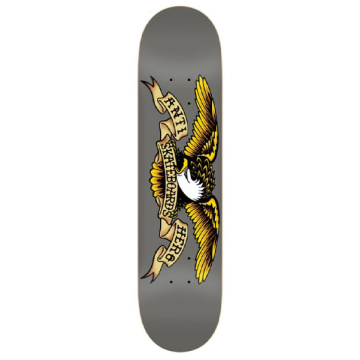 ANTIHERO ANTIHERO DECK CLASSIC EAGLE LARGER GREY 8.25 X 32