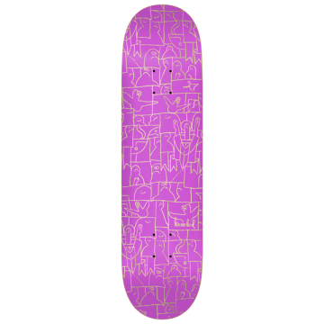 KROOKED KROOKED DECK PP FLOCK PRICEPOINT PINK 8.06 X 31.8