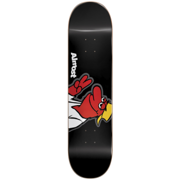 ALMOST ALMOST DECK RED HEAD HYB BLACK 8.125 X 31.7 WB 14.25