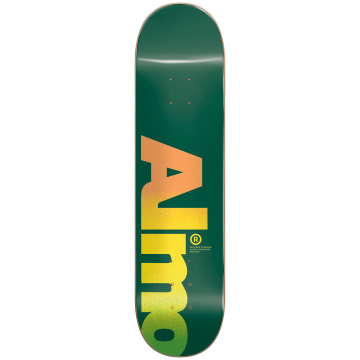 DECK FALL OFF LOGO HYB GREEN 8.25 X 32.1