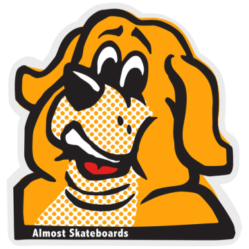 ALMOST ALMOST STICKERS MUTT MULTI