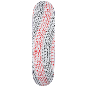 BAKER BAKER DECK WAVY AR BLK RED 8.25 X 31.875