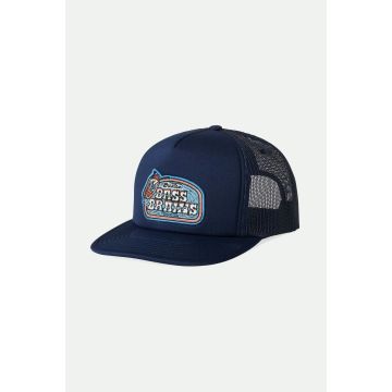 BRIXTON BASS BRAINS BOAT HP TRUCKER CAP washed navy