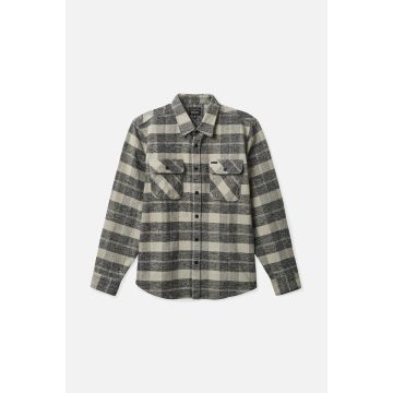 BOWERY HEAVY STRETCH FLANNEL black charcoal