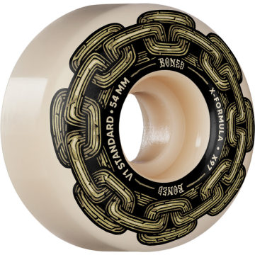 BONES BONES WHEELS WHEELS (JEU DE 4) X-F 54MM V1 GOLD CHAIN 97A