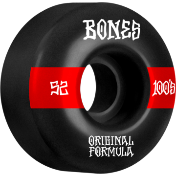 WHEELS (JEU DE 4) 100'S 52MM V4 #14 BLACK WIDE