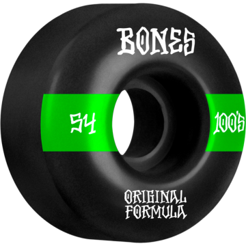 WHEELS (JEU DE 4) 100'S 54MM V4 #14 BLACK WIDE