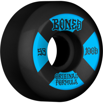 WHEELS (JEU DE 4) 100'S 53MM V5 #4 BLACK SIDECUT