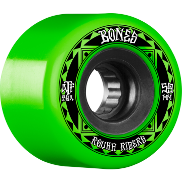 WHEELS (JEU DE 4) ATF 59MM ROUGH RIDERS RUNNERS GREEN