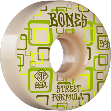 WHEELS (JEU DE 4) STF 54MM V3 RETROS 99A WHITE SLIMS
