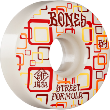 WHEELS (JEU DE 4) STF 54MM V3 RETROS 103A WHITE SLIMS