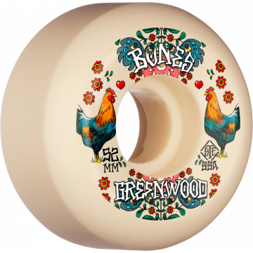 WHEELS (JEU DE 4) STF 52MM V5 GREENWOOD DECOUPE 99A