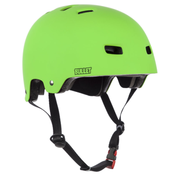 HELMET (CASQUE) GREEN MATT + MOUSSES