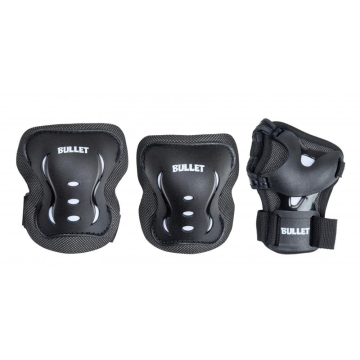 JUNIOR COMBO (PACK DE PROTECTIONS ENFANT) BLACK WHITE