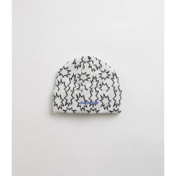 ADIDAS SKATEBOARDING BURST GRAPHIC BEANIE white black