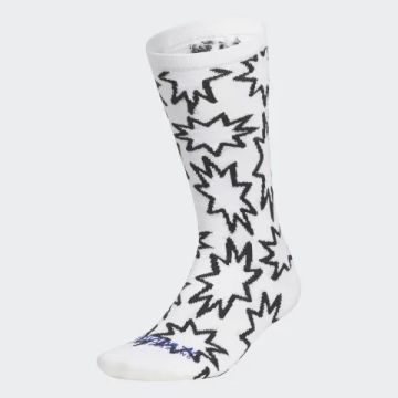 BURST SOCKS white